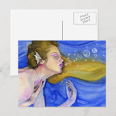 Mermaid's Summer Dream Postkarte (Vorne/Hinten)