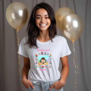Mermaids Theme Kids Foto Geburtstagsparty Mommy Tri-Blend Shirt