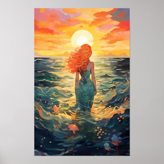 Mermaids Through Artistic Imagery #1 Poster (Vorne)