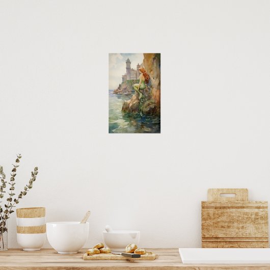 Mermaids Through Artistic Imagery #5 Poster (Küche)