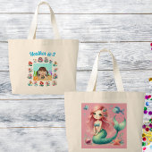 Mermaids Tote Bag Kindergeburtstag Gastgeschenk Jumbo Stoffbeutel