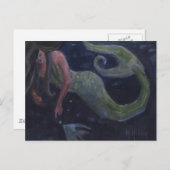 Mermaids-Touch Postkarte (Vorne/Hinten)