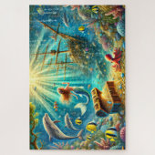 Mermaid's Treasure Cove Undersea Shipwreck  Puzzle (Vertikal)