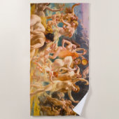 Mermaids und Engel tanzen Strandtuch (Vorderseite)