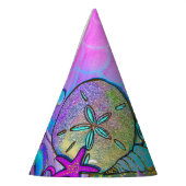 Mermaids und Muscheln Rosa Funkelnd Party Partyhütchen (Links)