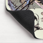 Mermaids Vintage Viktorianische Illustration Mousepad (Ecke)
