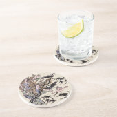 Mermaids Vintage Viktorianische Illustration Sandstein Untersetzer (Seite)