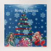 Mermaids Weihnachtspuzzle Puzzle (Vertikal)