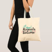 Mermaids Willkommen Tragetasche (Vorderseite (Produkt))