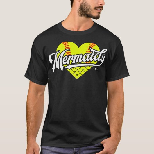 Mermaids Youth Softball BVRC 2021  T-Shirt (Vorderseite)