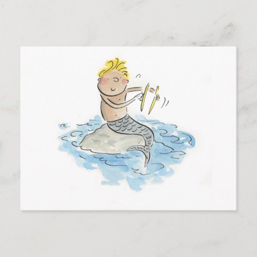 Merman Cymbals Postkarte (Vorderseite)