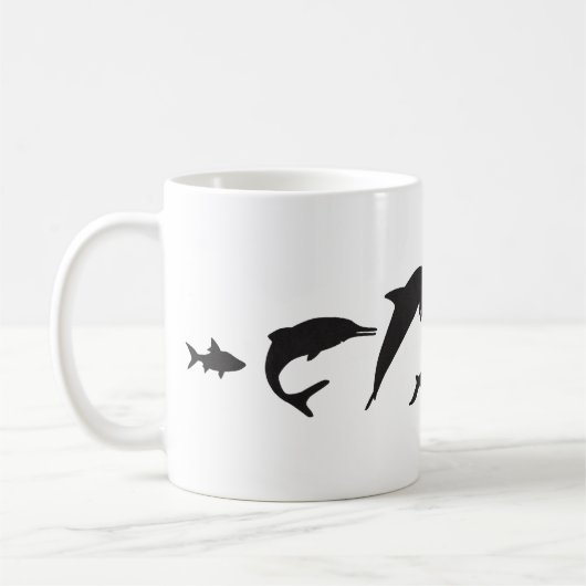 Merman-Evolution Kaffeetasse (Links)
