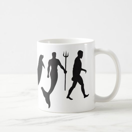Merman-Evolution Kaffeetasse (Rechts)