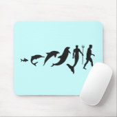 Merman-Evolution Mousepad (Mit Mouse)