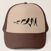 Merman-Evolution Truckerkappe (Vorderseite)