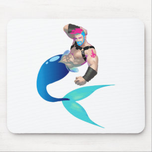 Merman Gay Cruise S für Männer Strände Boote und B Mousepad