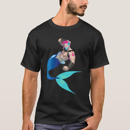 Merman Gay Cruise S für Männer Strände Boote und B T-Shirt (Vorderseite)