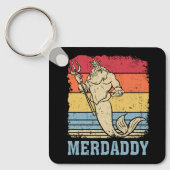 Merman Mermaid Daddy Fish Father Schlüsselanhänger (Vorderseite)