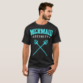 Merman Mermaid Security _2 T-Shirt (Vorne ganz)