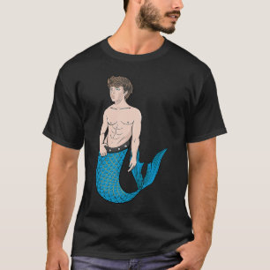 Merman Mermen Merboy Majestic Boy Mermaid Schwimme T-Shirt