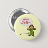 Merman-/Mikrofon-Knopf Button (Vorne & Hinten)