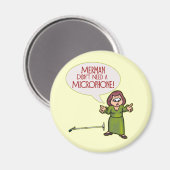 Merman/Mikrofon-Magnet Magnet (Vorderseite/Rückseite)