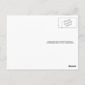 Merman mit drei Gesichtspunkten Mittelaltersymbol Postkarte (Rückseite)