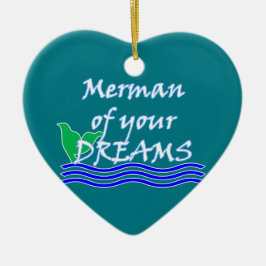 Merman of your Dreams (weiß) Keramik Ornament