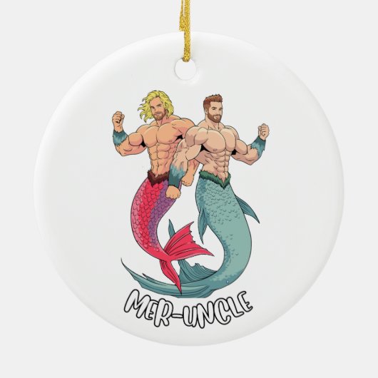 Merman Ornament - Mer-Oncle (Hinten)