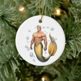 Merman Ornament - Yellowtail