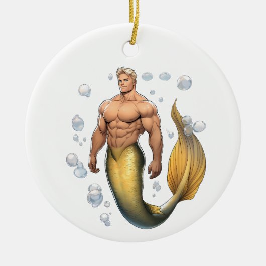 Merman Ornament - Yellowtail (Vorne)