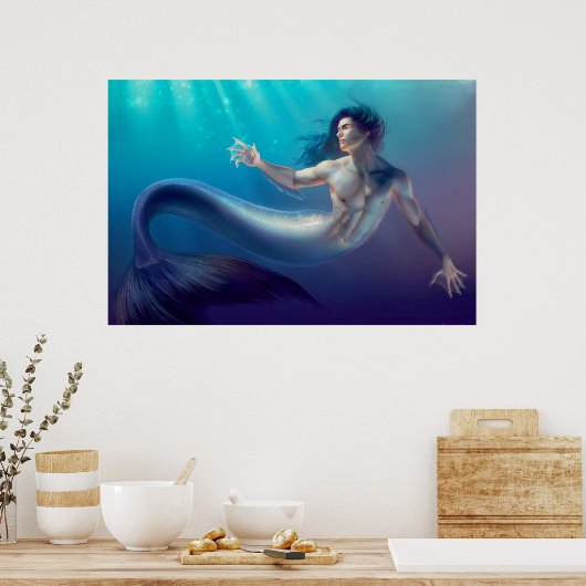Merman Poster (Küche)