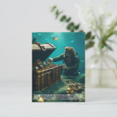 Merman Postkarte (Stehend Vorderseite)