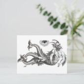 Merman Postkarte (Stehend Vorderseite)