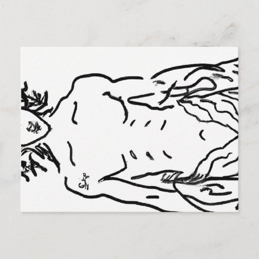 Merman Postkarte (Vorderseite)