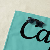 Merman Riding Humster Beach Handtuch (Beispiel)