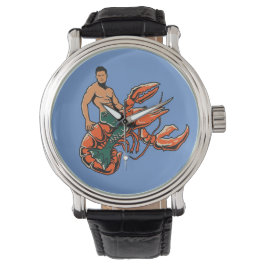 Merman Riding Humster Watch Armbanduhr