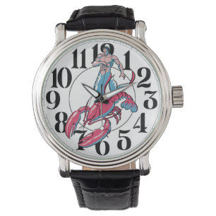 Merman Riding Humster Watch Armbanduhr