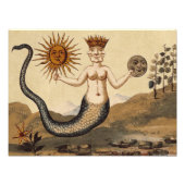 Merman Sun und Moon Fotodruck (Vorne)