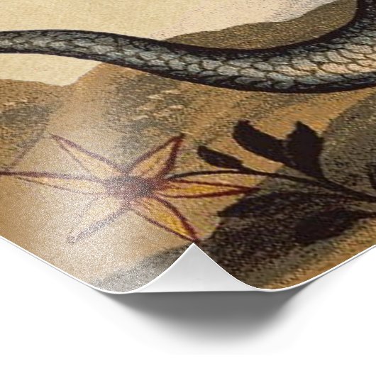 Merman Sun und Moon Fotodruck (Ecke)