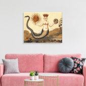 Merman Sun und Moon Leinwanddruck (Insitu (Wohnzimmer))