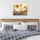Merman Sun und Moon Leinwanddruck (Insitu (Schlafzimmer))