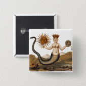 Merman Transmutation of Sun and Moon Button (Vorne & Hinten)