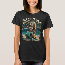 Mermape Fotografie Combo Kreatur Funny T-Shirt