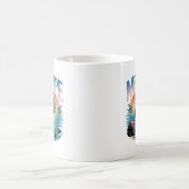 Mermape Illustration Combo Creature Funny Kaffeetasse (Mittel)