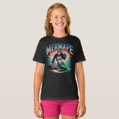 Mermape Illustration Combo Creature Funny T-Shirt (Vorne ganz)
