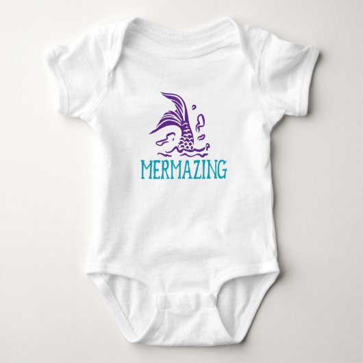 Mermazing Baby Strampler (Vorderseite)