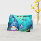 Mermazing Birthday Gnomes Karte (Gelbe Blume)