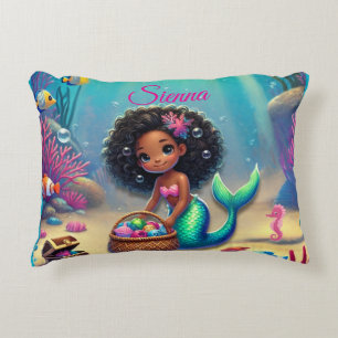 Mermazing Schwarz/Mixed Heritage Accent Pillow Dekokissen