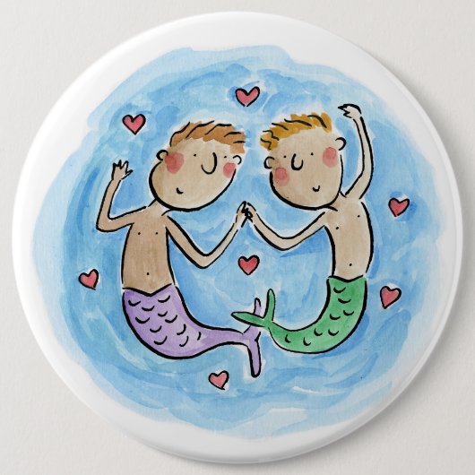 Mermen Button (Vorderseite)